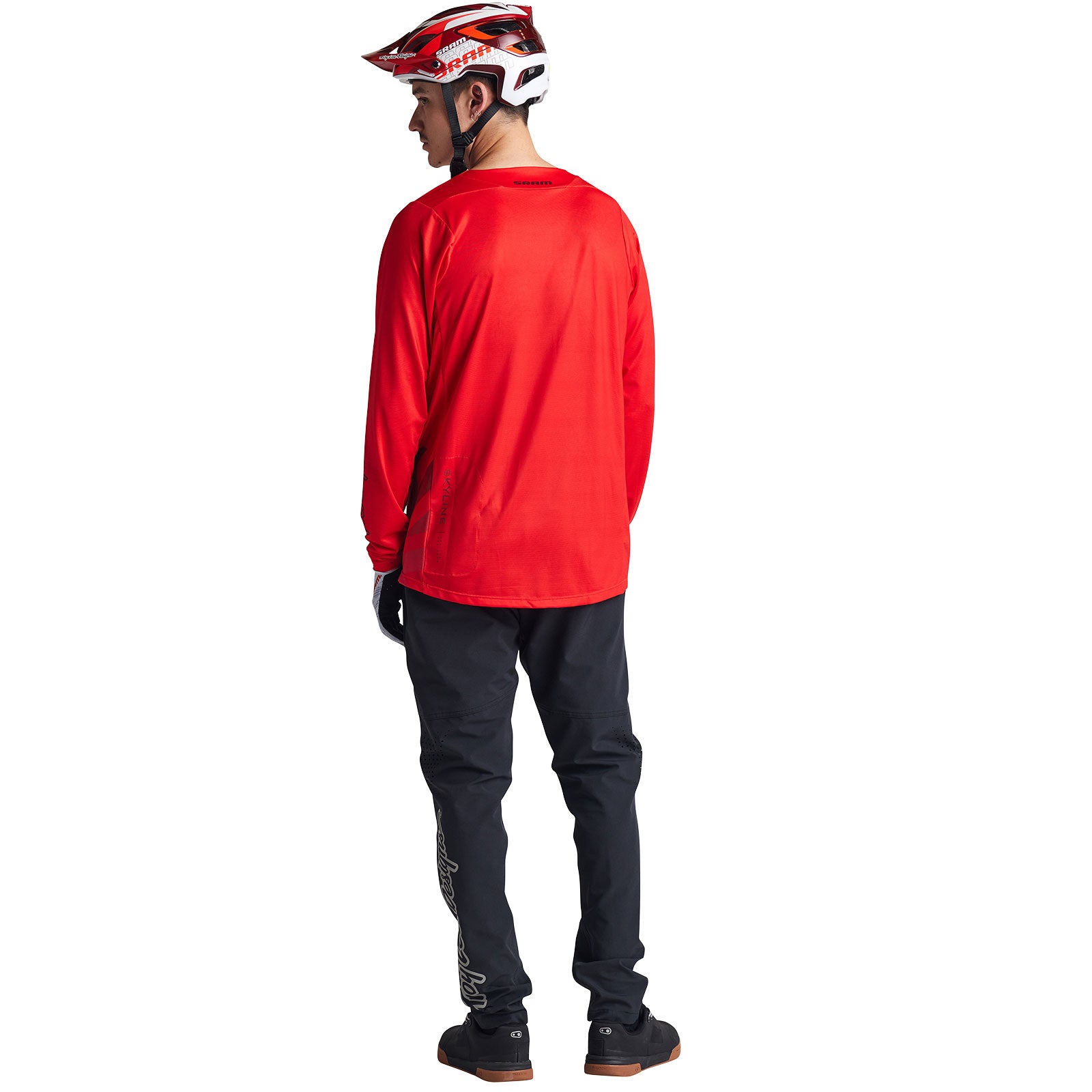 Skyline LS Jersey SRAM Eagle One Fiery Red - Image 9