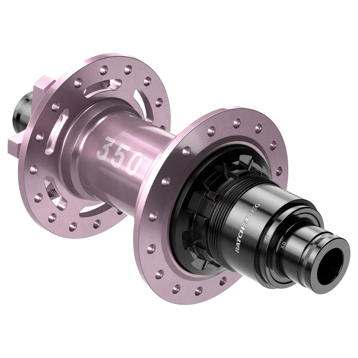 DT Swiss 350 DEG 6B-Disc Rear Hub 32h 12x148 XD Pink Ltd Ed
