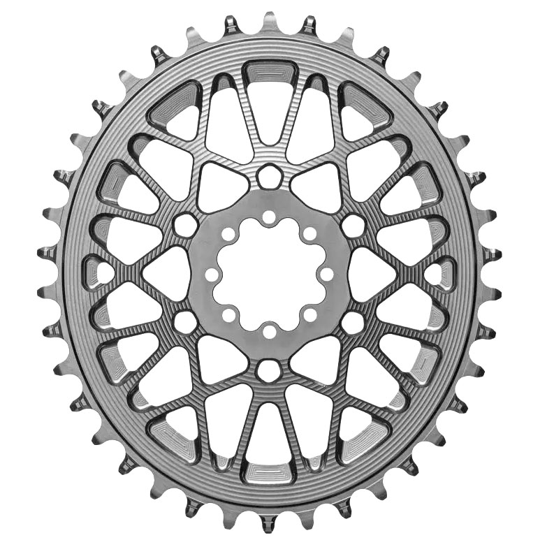 absoluteBLACK Oval Chainring SRAM AXS Gravel 42T - Titanium