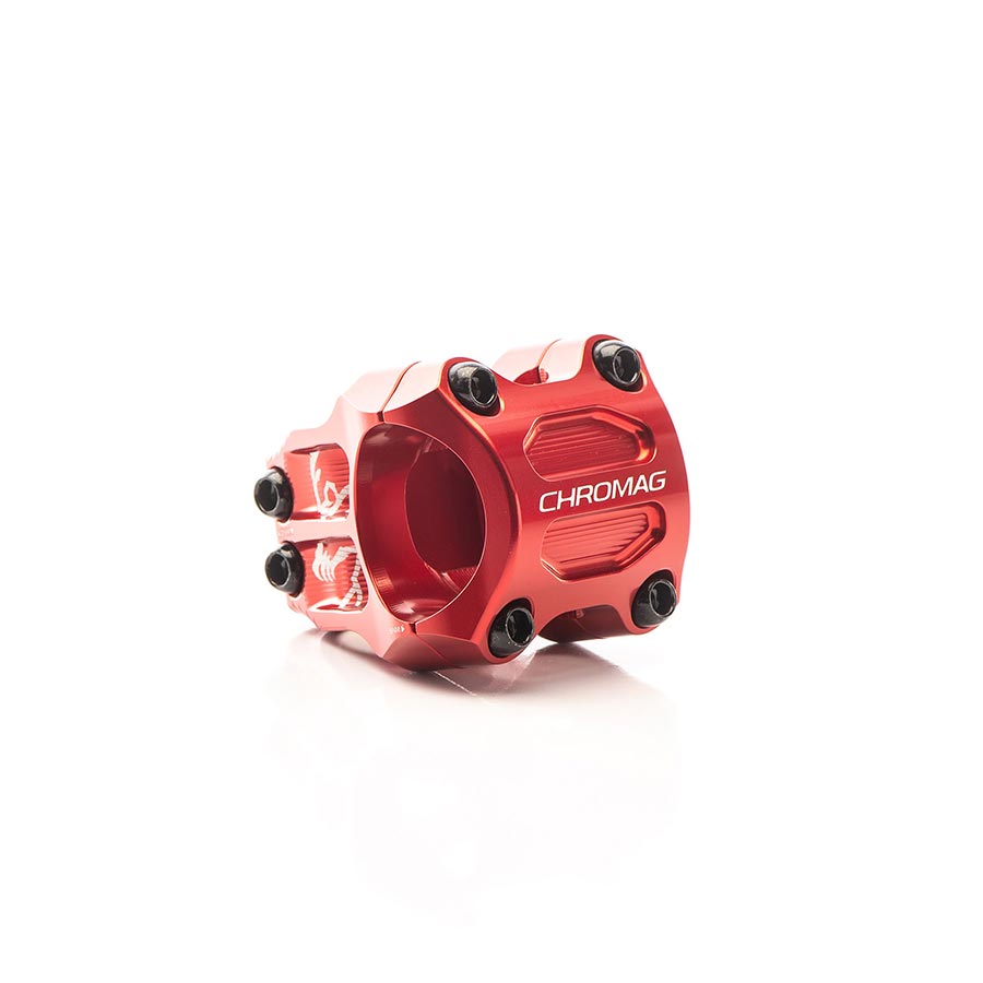 Chromag Riza Stem Diameter: 35mm Length: 45mm Steerer: 1-1/8'' 0° Red