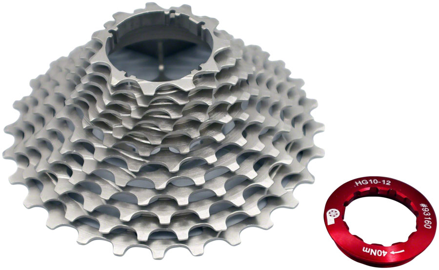 Prestacycle UniBlock PRO Gravel Cassette - 11-Speed For HG 11 Freehub 11-40 Silver variant 4