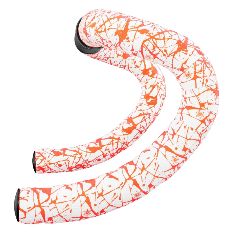 Supacaz Super Sticky Kush White/Neon Orange bar tape