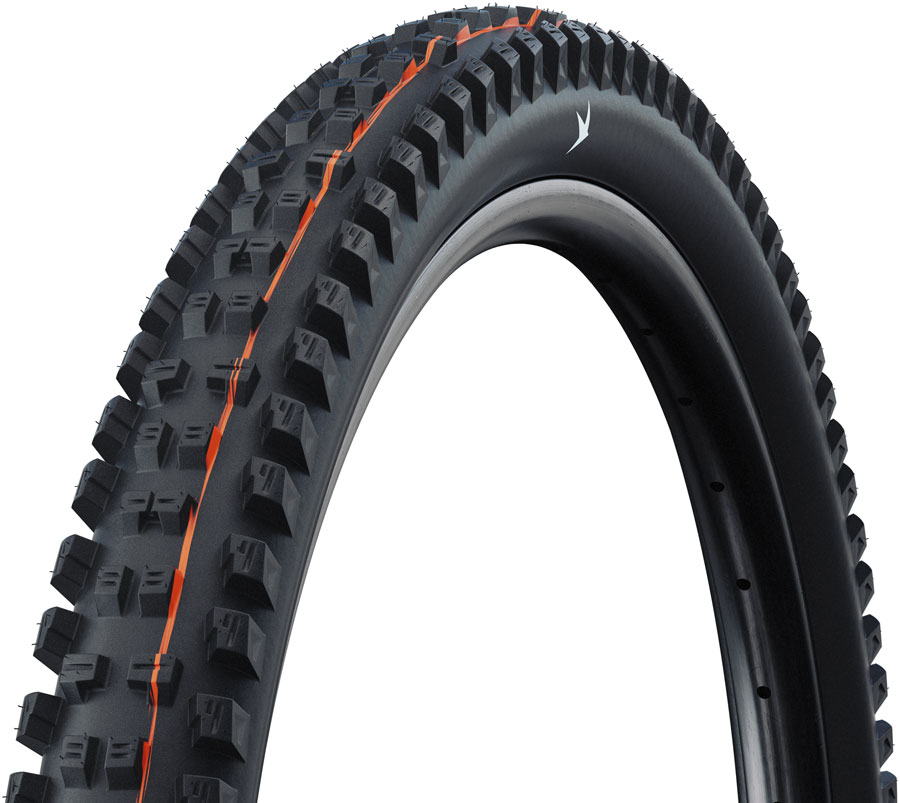 Schwalbe Tacky Chan Tire - 27.5 x 2.50 Tubeless Folding BLK Pro Trail Soft Radial E-50