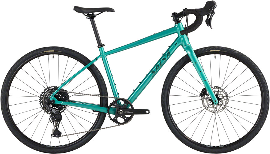 Salsa Journeyer Drop Bar Cues 1x10 Bike - 700c, Aluminum, Teal Green