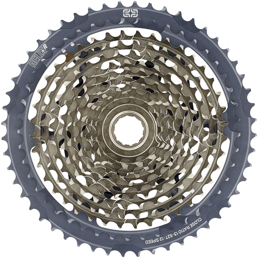 e*thirteen Helix Race Cassette - 12-Speed 13-52t Gray e*thirteen Helix Race Cassette - 12-Speed 13-52t Gray