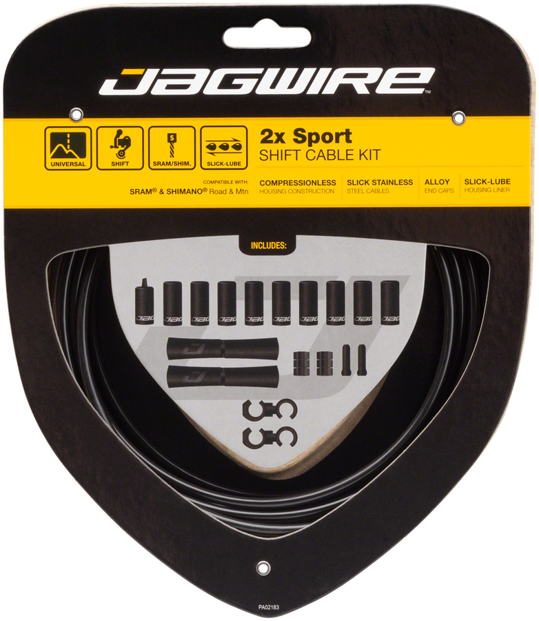 Jagwire 2x Sport Shift Cable Kit - SRAM/Shimano