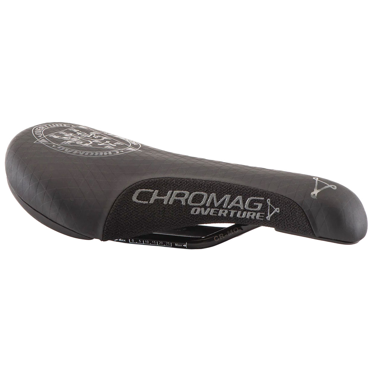 Chromag Overture Saddle CrMo Rails - Black