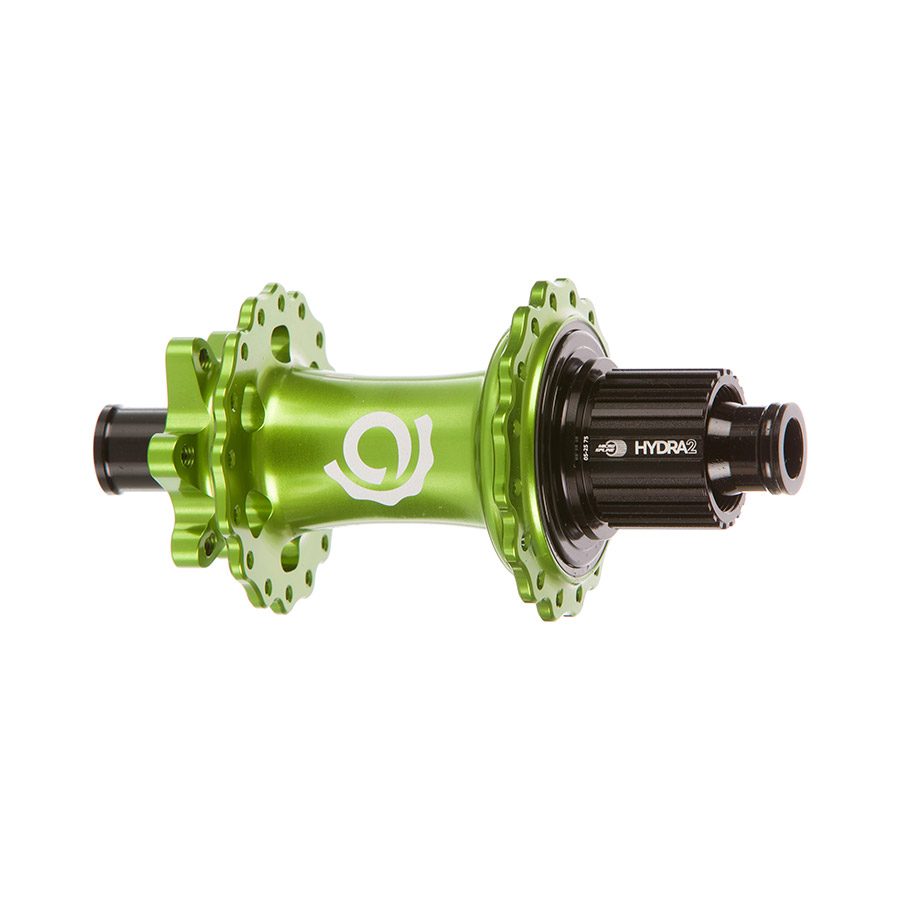 Industry Nine Hydra 2 Boost MicroSpline Disc Hub Rear 28H 12mm TA 148mm Shimano Micro Spline Lime