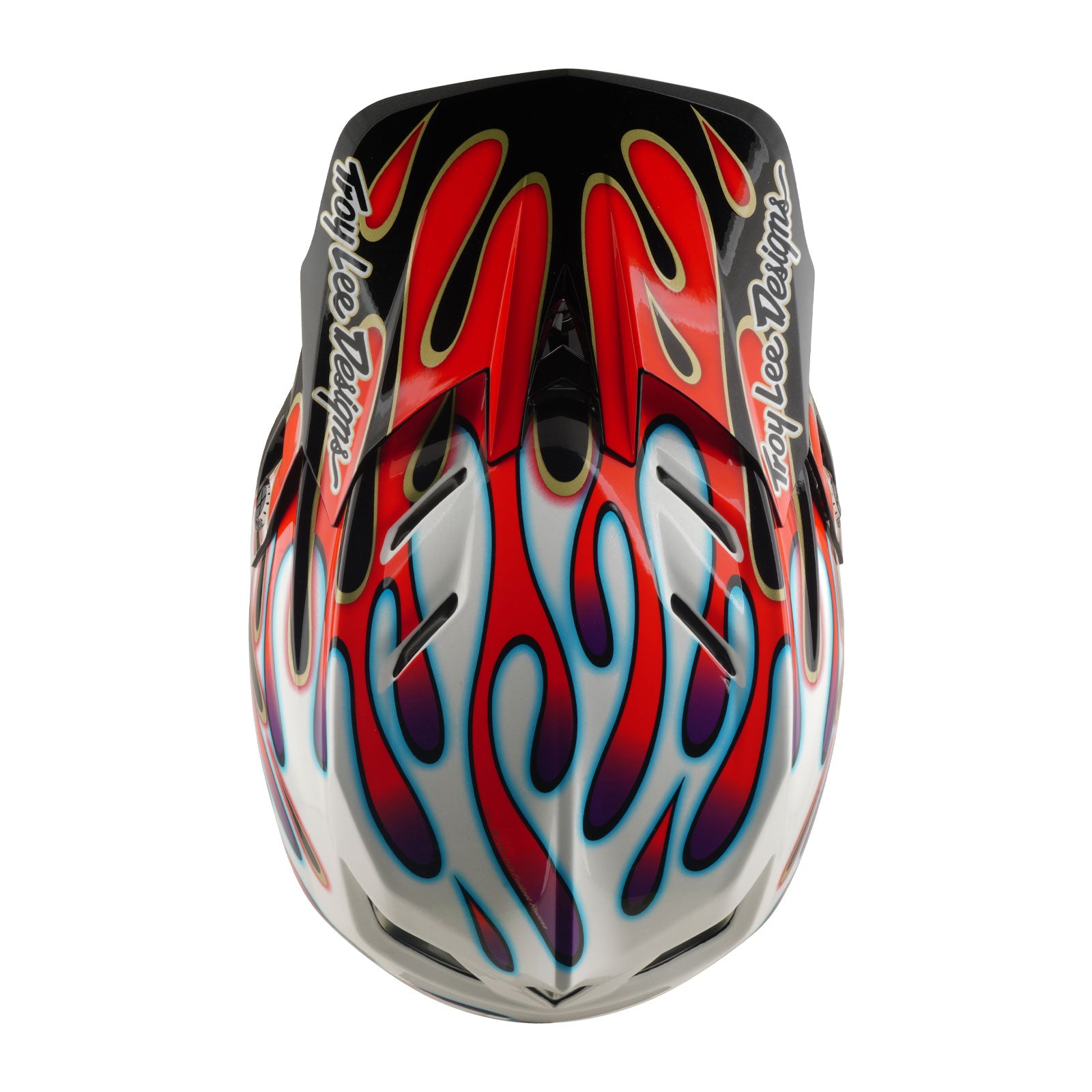 D4 Composite Helmet Overspray White / Red - Image 4