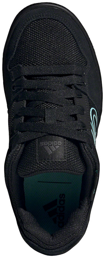 Five Ten Freerider Flat Shoes - Women's Core Black / Acid Mint - Image 4