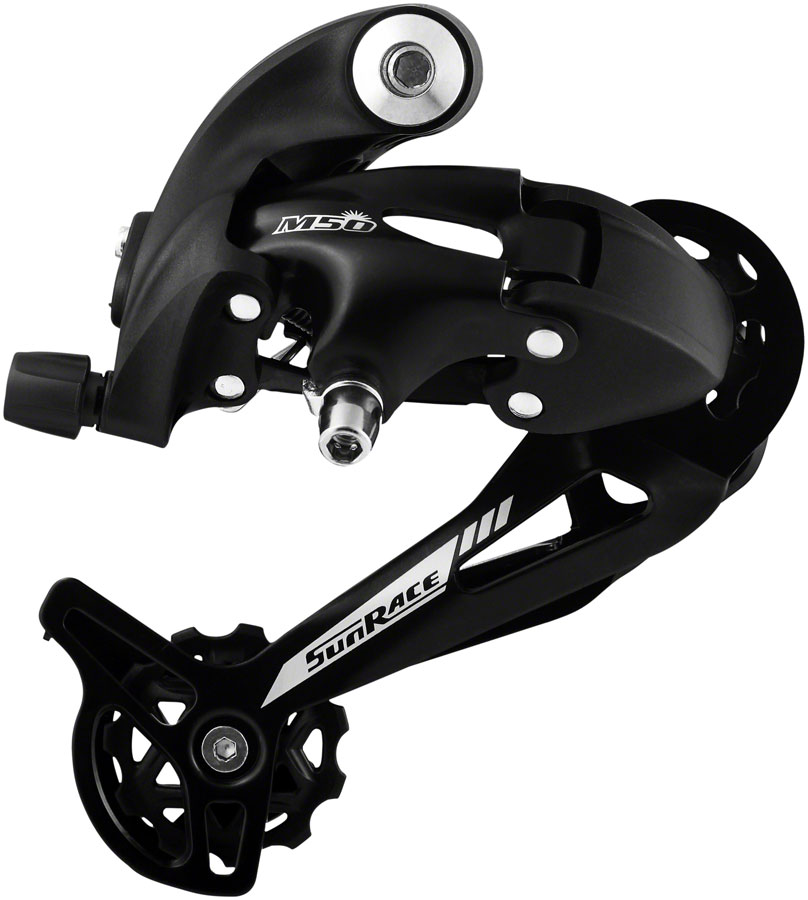 SunRace M57 Rear Derailleur - 7/8-Speed Long Cage Black SunRace M57 Rear Derailleur - 7/8-Speed Long Cage Black
