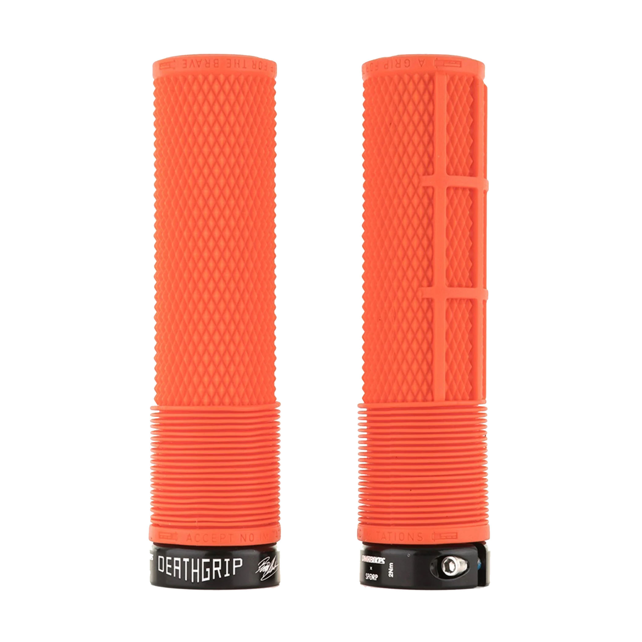 DMR Brendog Flangeless DeathGrip Thick - Tango Orange DMR Brendog Flangeless DeathGrip Thick - Tango Orange