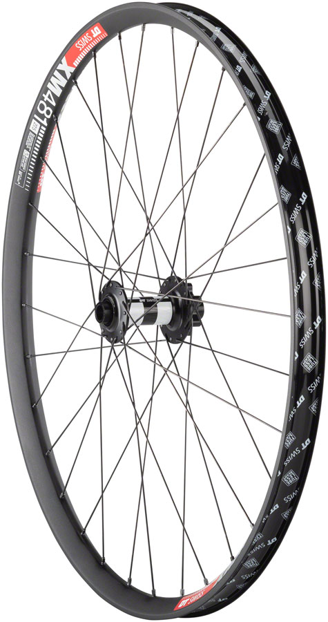Quality Wheels DT 350/DT XM481 Front Wheel - 15 x 110mm, Boost, 6-Bolt, Black variant 2