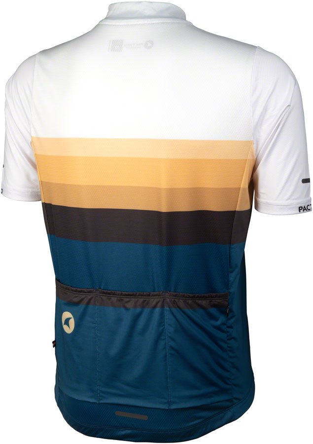 Salsa Latitude Men's Jersey - White Navy Blue Black w/ Stripes - Image 2
