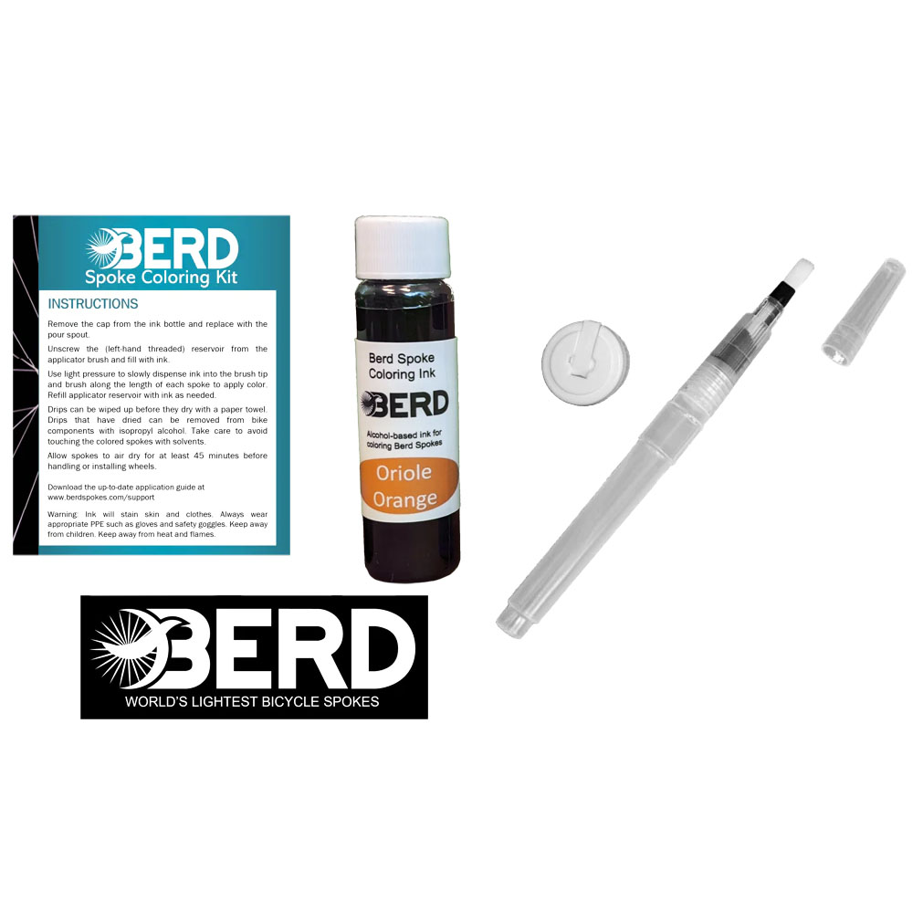 Berd Spoke Coloring Kit - Robin Red