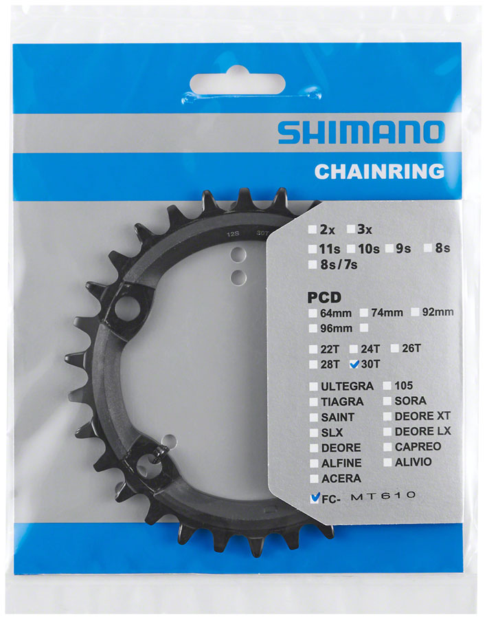 Shimano FC-MT610 12-Speed Asymmetric 96 BCD Chainring - Image 2