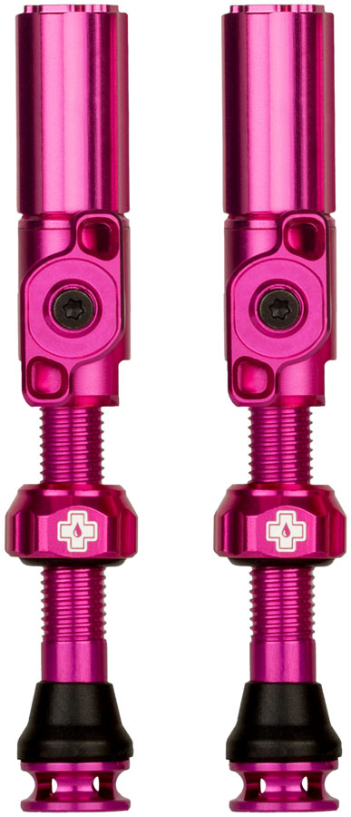 Muc-Off Big Bore Hyrid Tubeless Valve Stems - Small 30mm Pink