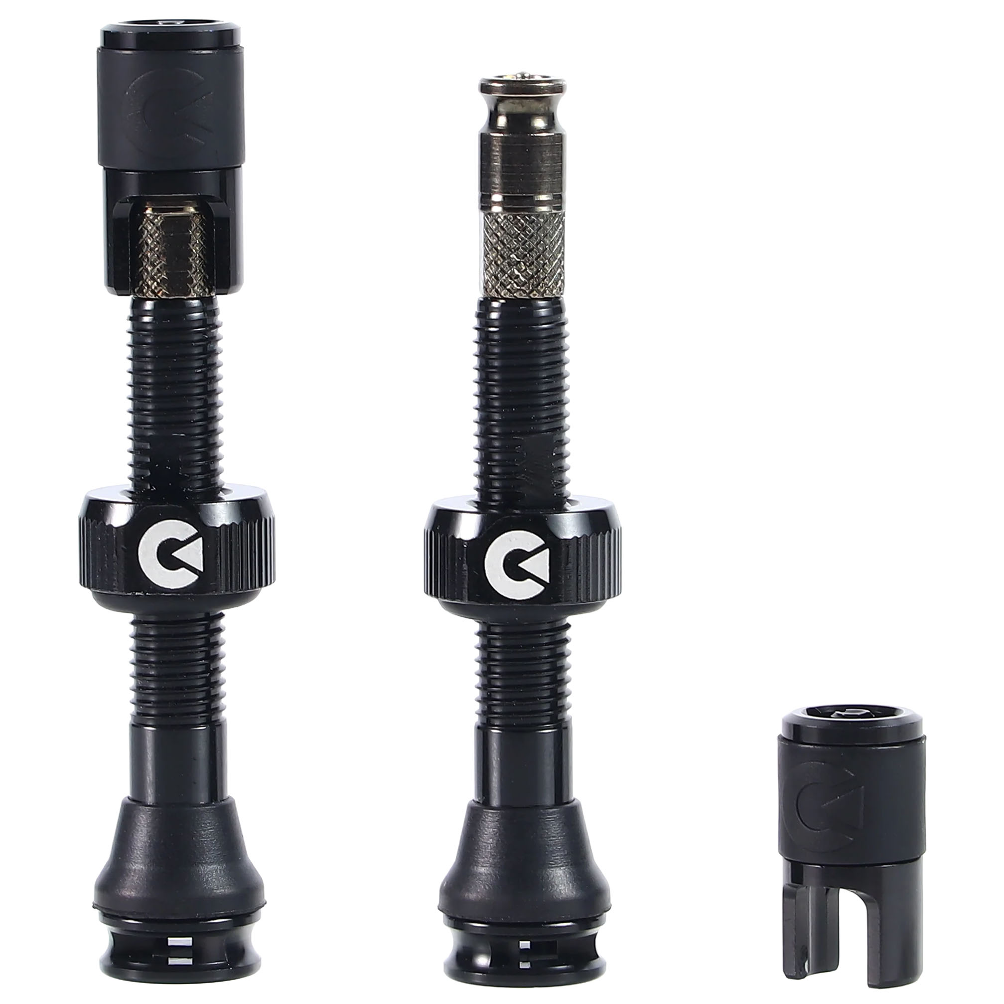 Clik Clik TubelessValve Set 40mm Clik Pair Black