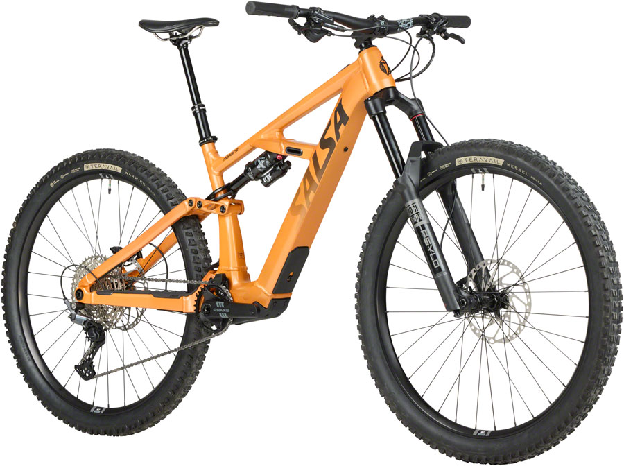 Salsa Moraine Deore 12 Ebike - 29", Aluminum, Terracotta Orange - Image 2