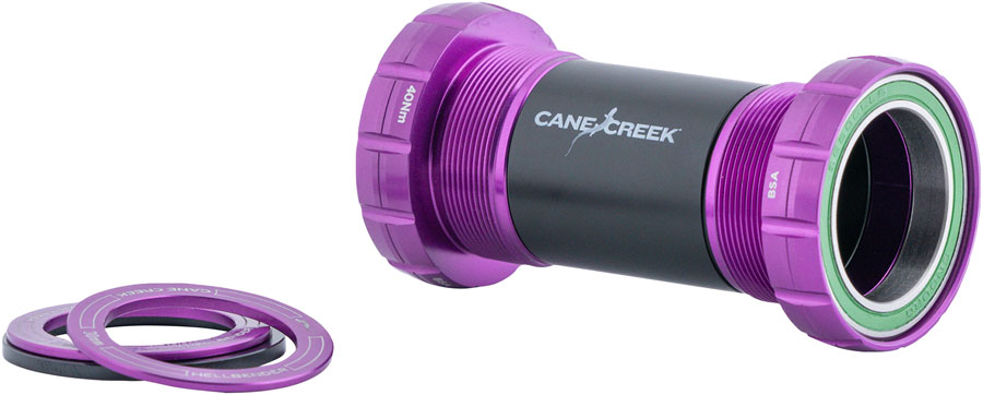 Cane Creek Hellbender 70 Bottom Bracket - English For DUB Spindle Purple