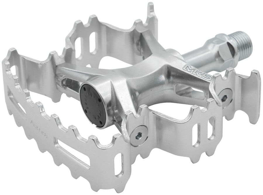 MKS Aurora Pedals - Platform Aluminum 9/16" Silver MKS Aurora Pedals - Platform Aluminum 9/16" Silver