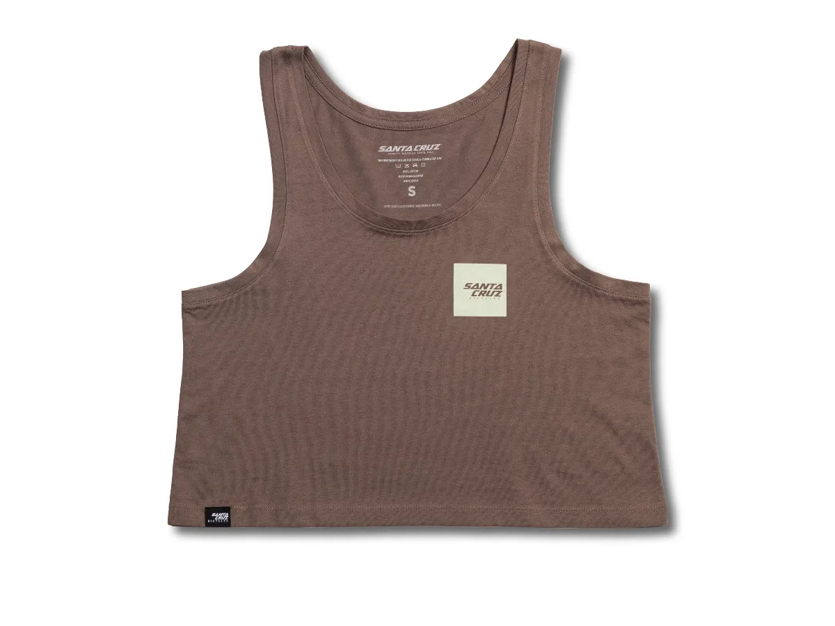 Women's Squared Blur Crop