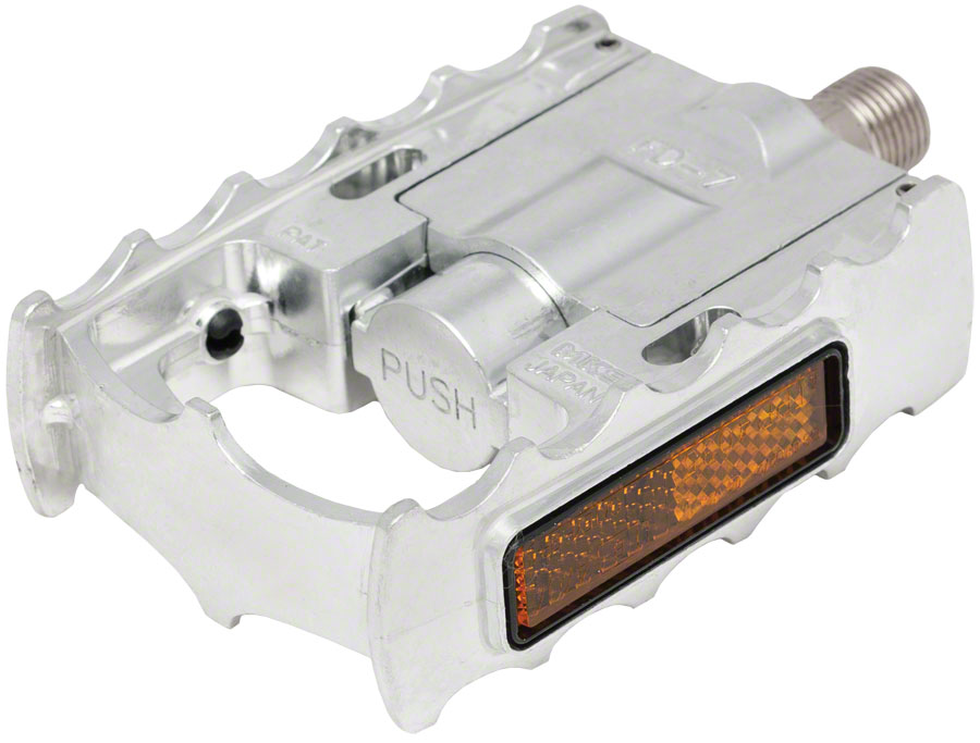 MKS FD-7 Pedals - Folding Aluminum 9/16" Silver MKS FD-7 Pedals - Folding Aluminum 9/16" Silver
