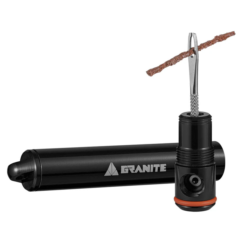 Granite Designs Suture Aero Tire Plug Kit with Integrated CO2