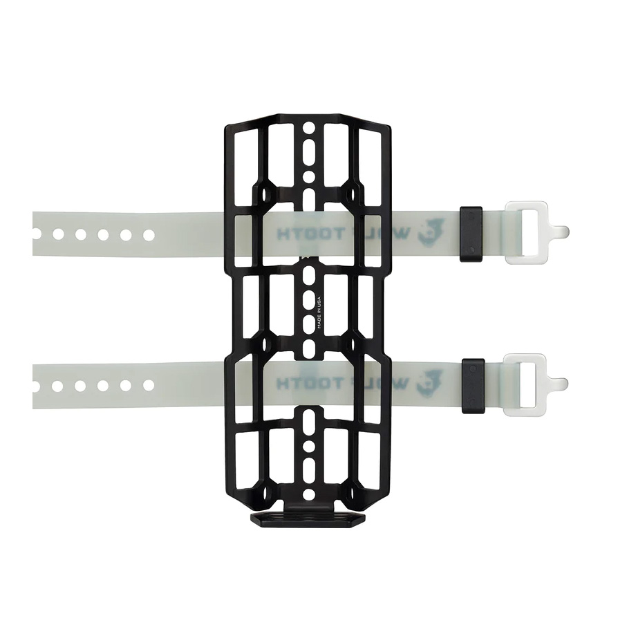 Wolf Tooth Components Morse Cargo Cage With 2 Straps Black