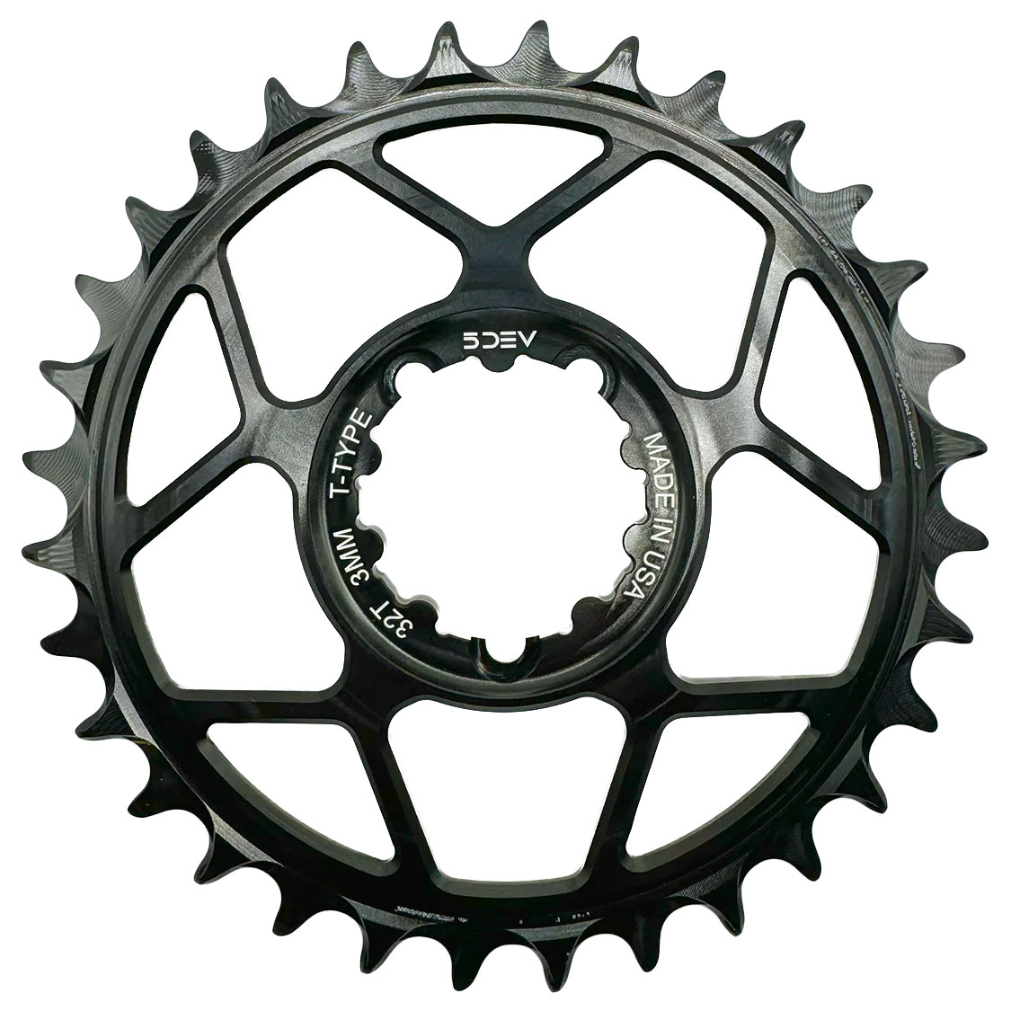 5Dev T-Type 3-Bolt Chainrings