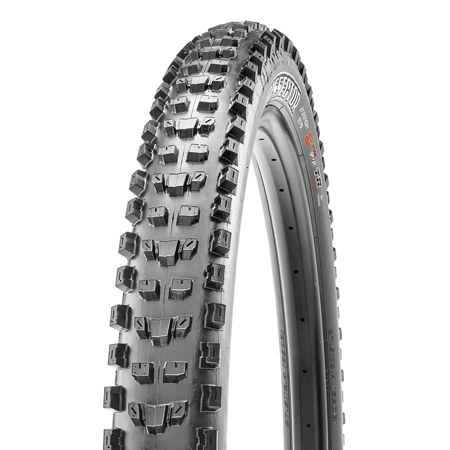 Maxxis Dissector Tire 27.5''x2.40 Folding Tubeless Ready 3C Maxx Grip Double Down Wide Trail 120TPI Black