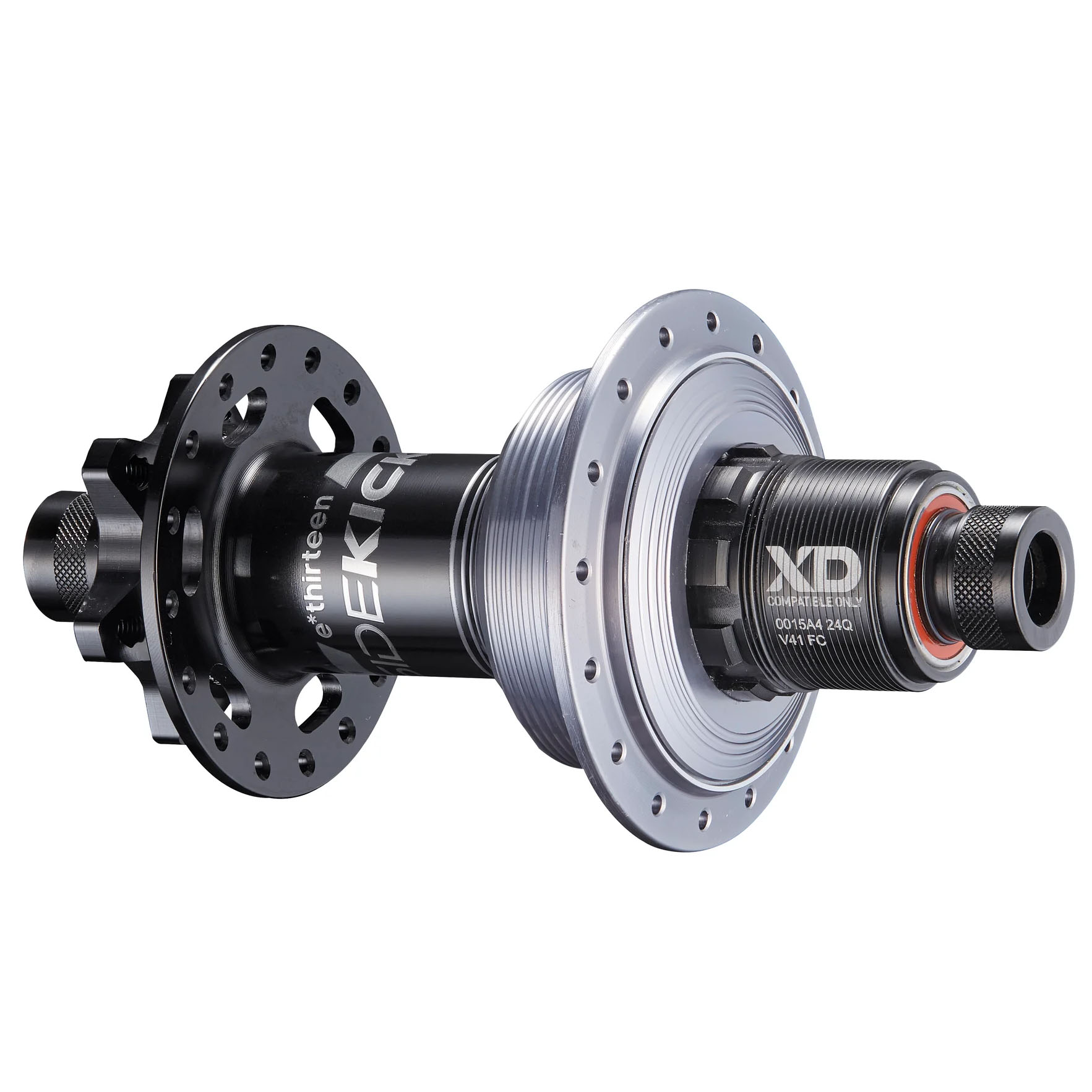 e*thirteen Sidekick Rear Hub - Black/Silver - Image 7