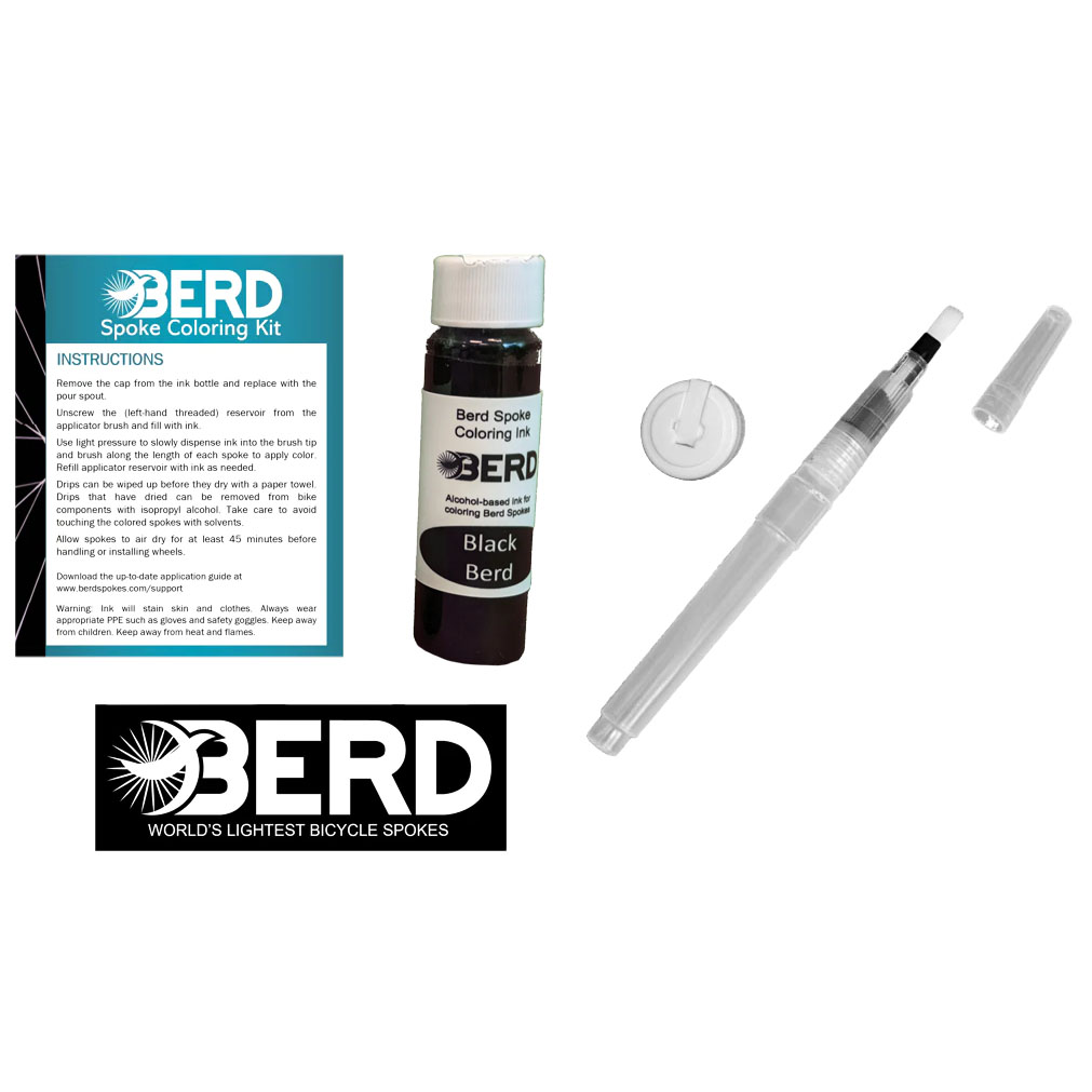 Berd Spoke Coloring Kit -  Black Berd