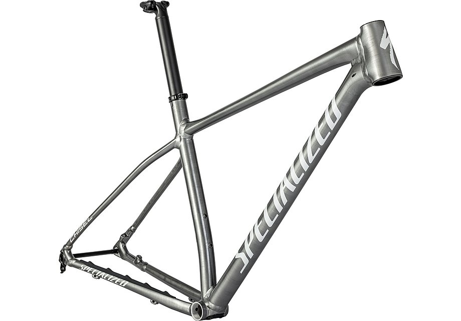 Specialized Chisel Ht Frm Frame Satin Brushed Smoke Liquid Metal / Gloss Metallic White Silver Xs