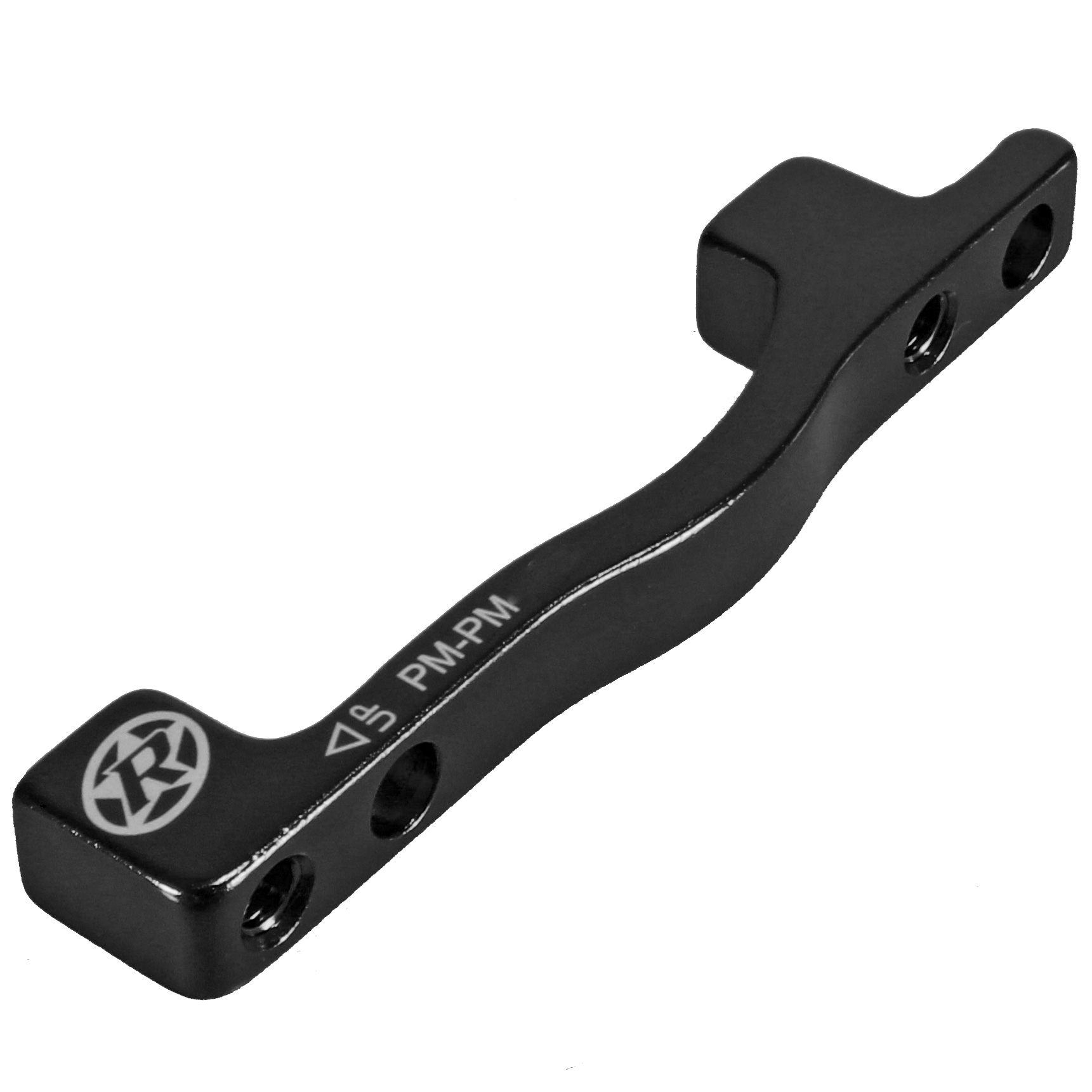 Reverse Disc Brake Adapter PM-PM 203 Black