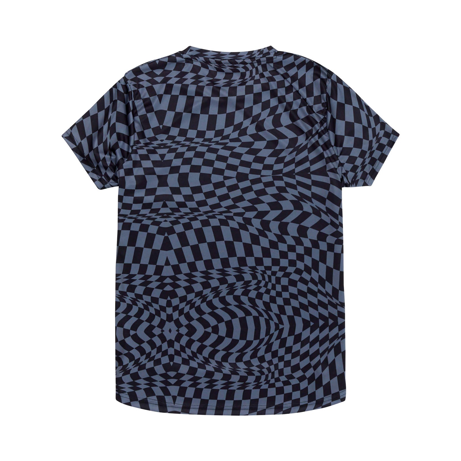 Womens Lilium Short Sleeve Jersey Twisted Checkers Black - Image 2