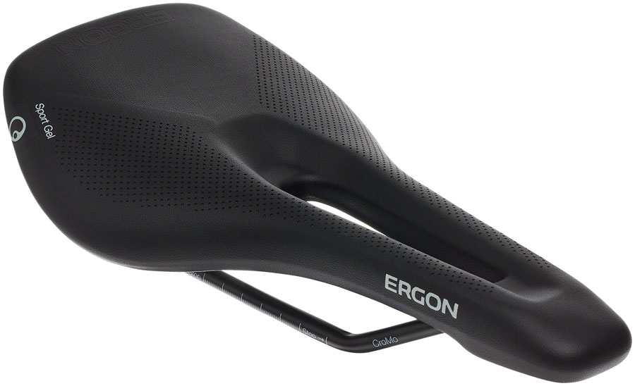 Ergon SR Sport Gel Saddle - Chromoly, Black, Women's