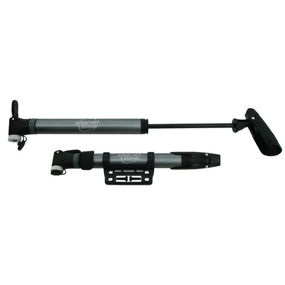 Planet Bike Ozone Aluminum Mini Pump Gray