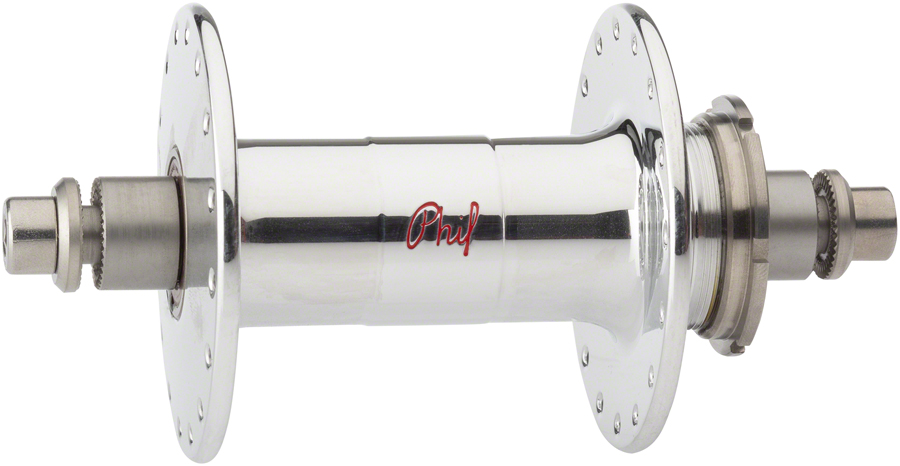 Phil Wood High Flange Rear Hub - Threaded x 120mm Rim Brake