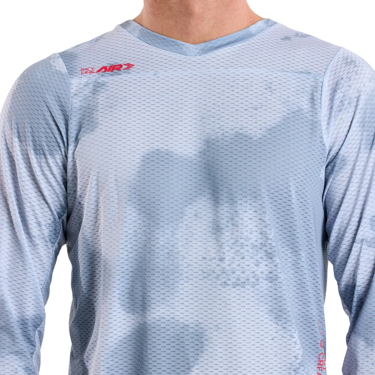 Skyline Air Long Sleeve Jersey Flared Concrete - Image 14