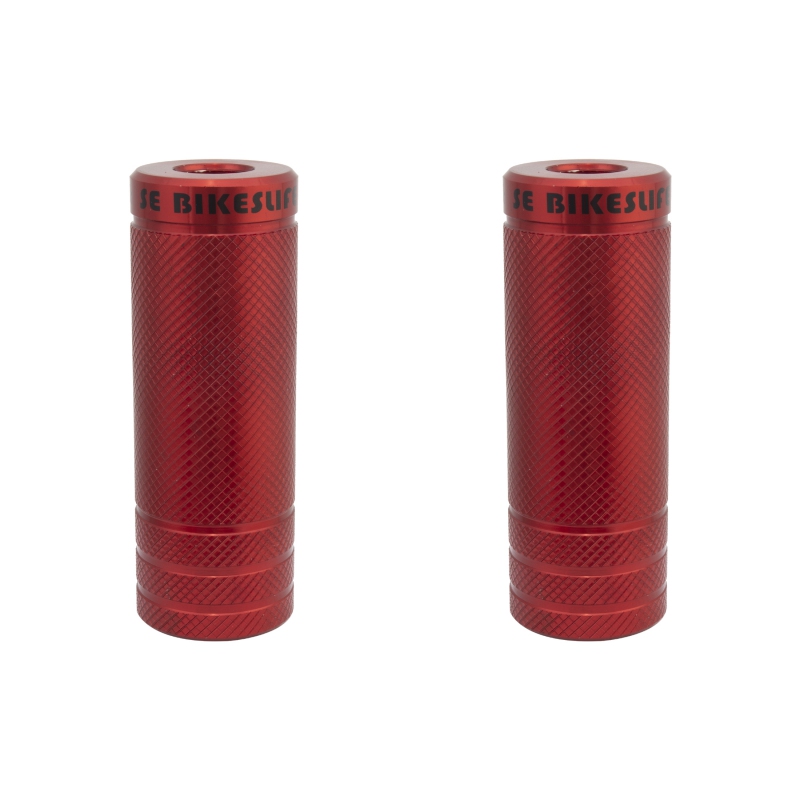 Se bikes Wheelie Pegs 14mm - 3/8` Red 35mm Steel 98mm