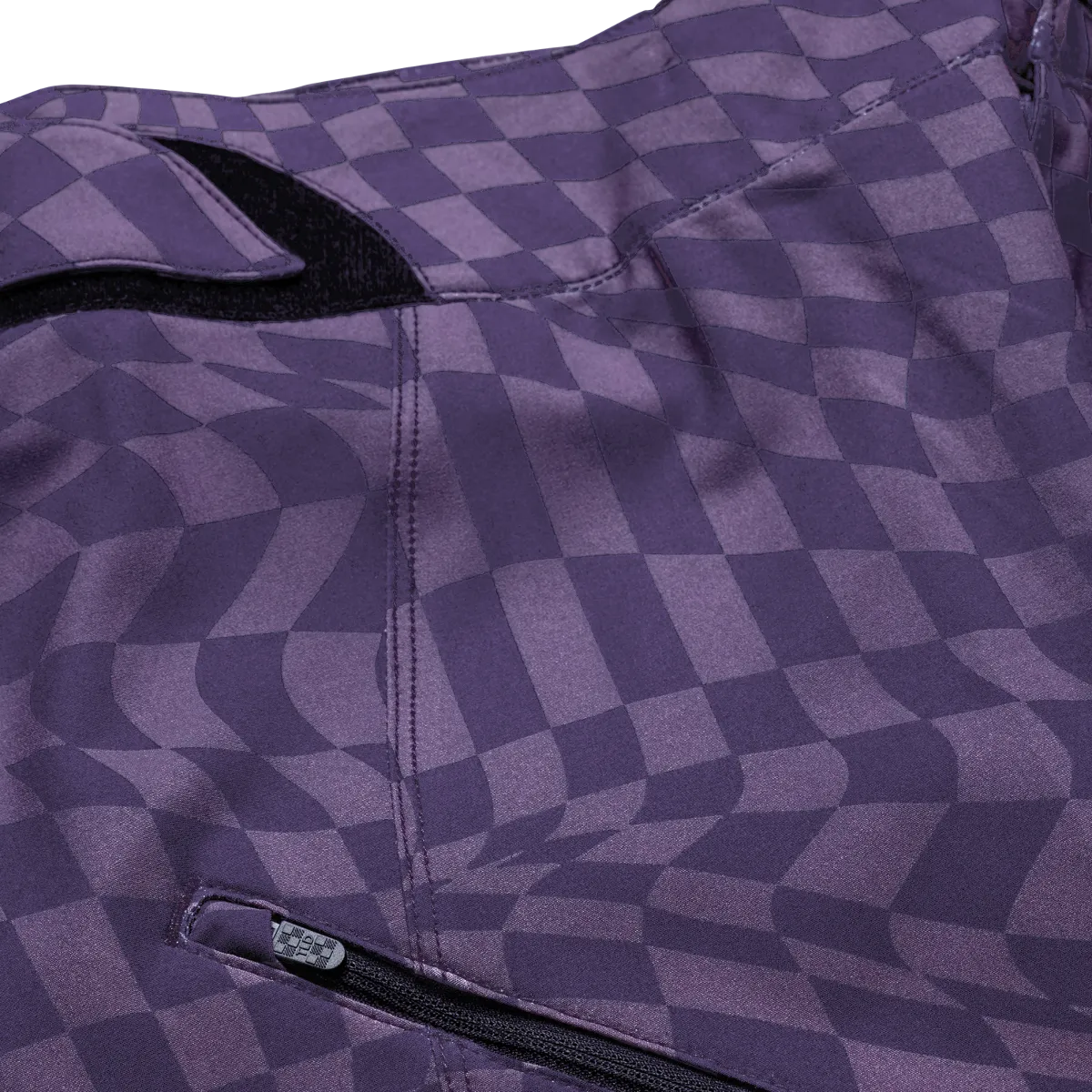 Womens Lilium Pant Twisted Checkers Purple - Image 6