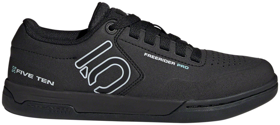 Five Ten Freerider Pro Flat Shoes - Women's, Core Black/Crystal White/Acid Mint variant 2