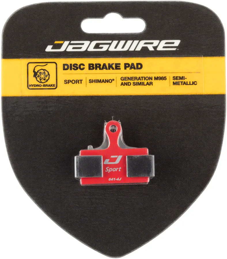 Jagwire Sport Semi-Metallic Disc Brake Pads - For Shimano S700 M615 M6000 M785 M8000 M666 M675 M7000 M9000 M9020 M985 M987 Jagwire Sport Semi-Metallic Disc Brake Pads - For Shimano S700 M615 M6000 M785 M8000 M666 M675 M7000 M9000 M9020 M985 M987