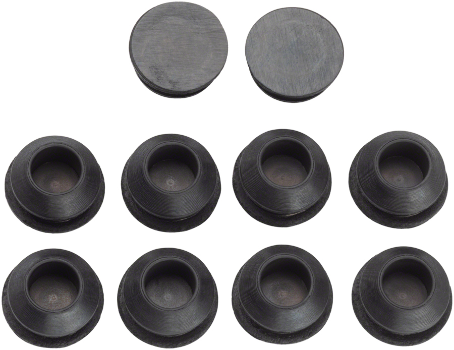 Jagwire Frame Plug Refill Bag - Closed Type 8.0mm Round Frame Port Bag/10 Plugs