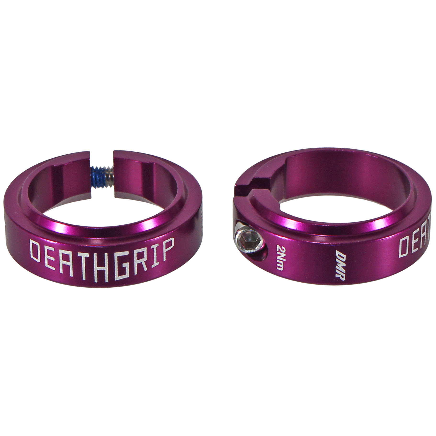 DMR Brendog DeathGrip 2 Clamps Purple DMR Brendog DeathGrip 2 Clamps Purple