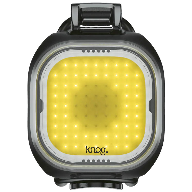 Knog Blinder Mini Light Square Pattern Front Black