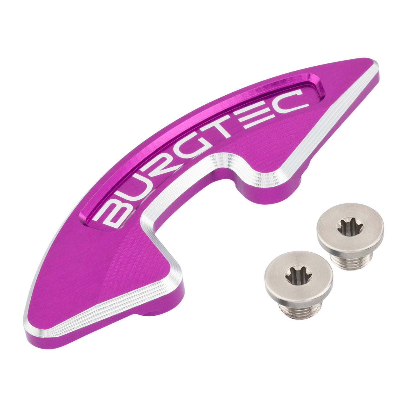 Burgtec Chainring Bash Guard - Single - Purple Rain