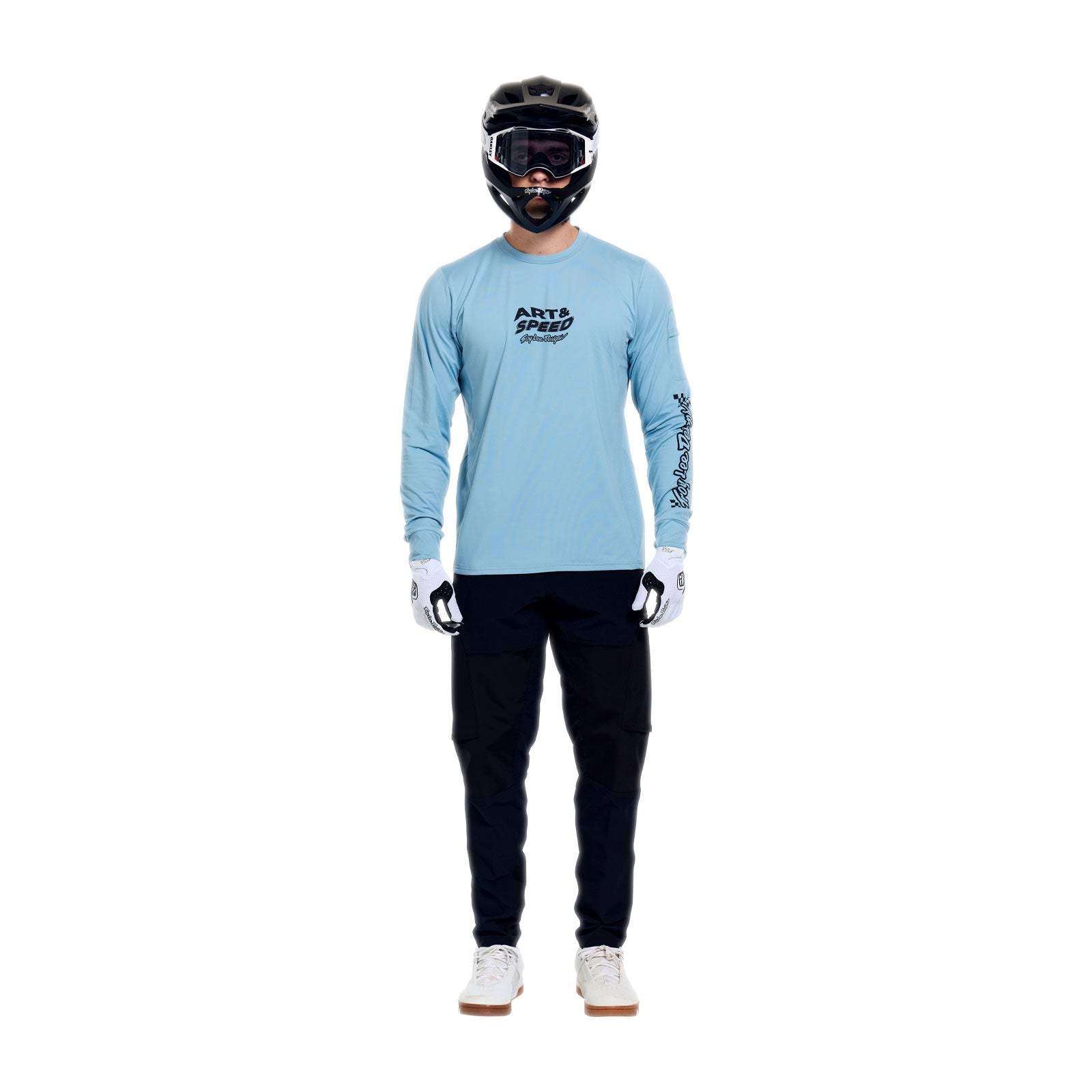 Ruckus Ride LS Tee Waves Dawn Blue - Image 8