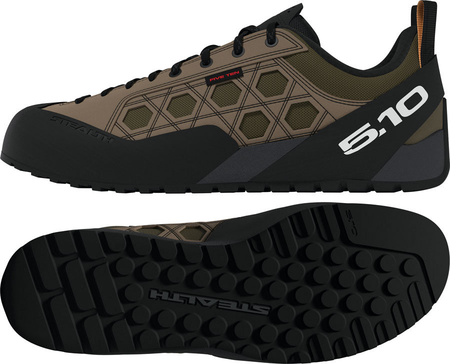Five Ten Guidetennie Flat Shoes - Men's Cardboard/FTWR White/Core Black - Image 2